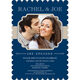 Navy Classic Connection Engagement Invitations Image 5 of 5